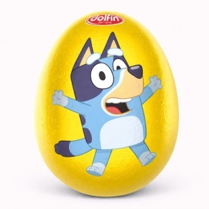 Ou de ciocolata cu surprize Bluey, fara gluten, Dolfin 110g - Img 1