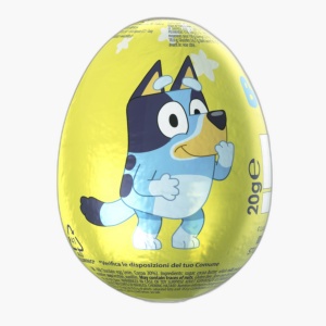Ou de ciocolata cu surprize Bluey, fara gluten, Dolfin 20g - Img 2