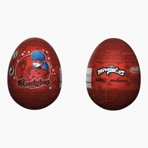 Ou de ciocolata cu surprize Miraculous, fara gluten, Dolfin 20g