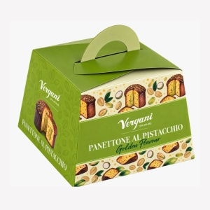 Panettone fara gluten cu fistic, Vergani 600g - Img 2