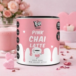 Pudra Lattemix 100% naturala Pink Chai Latte Yeah 250g - Img 3