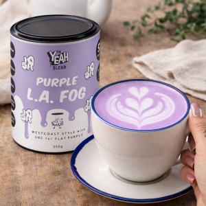 Pudra Lattemix 100% naturala Purple L.A. FOG Superfood Yeah 250g - Img 3