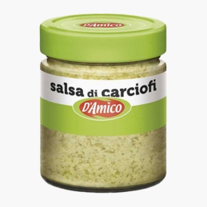 Salsa di carciofi, crema tartinabila de anghinare, D'Amico 130g - Img 1