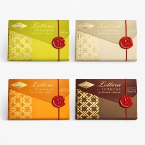 Torrone italian cu migdale, fistic si ciocolata, fara gluten, Condorelli 100g - Img 3