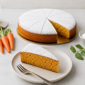 Tort vegan de morcovi prefeliat, 14 felii, Effepi 1000g - Img 2
