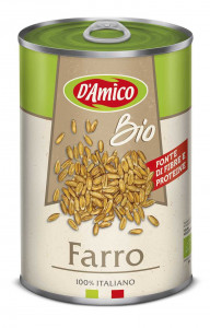 Alac fiert natural BIO la conserva, Farro D'Amico 400 g - Img 2