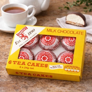 Biscuiti cu ciocolata Tunnocks Tea Cakes Milk Chocolate 6x24g - Img 3