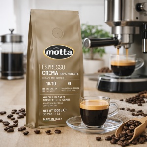 Cafea Boabe Professional Espresso Crema 100% Robusta Motta 1000g - Img 2