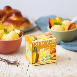 Ceai de ananas si piersica, 100% natural, fara cofeina, Bonomelli - Img 6