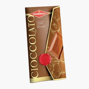 Ciocolata cu lapte si alune de padure, fara gluten, Condorelli 100g