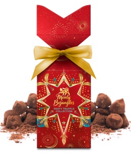 Cutie cu trufe din ciocolata Monty Bojangles Party Mix Tall Gift 130g - Img 1