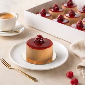 Desert congelat monoportii Ciocolată și Zmeură, Fără Gluten, Effepi 9 x 100 g - Img 2