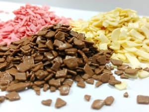 Fulgi din ciocolată pură Pure Chocolate Chips Decorella Dulcistar 1 kg - Img 2