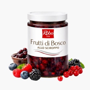 Mix de fructe de pădure în sirop Frutti di Bosco Robo 580g