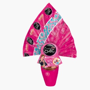 Ou de ciocolata, Crazy Chic, cu surprize, fara gluten, Dolfin 220g