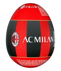 Ou de ciocolata cu surprize AC Milan, fara gluten, Dolfin 20g - Img 1