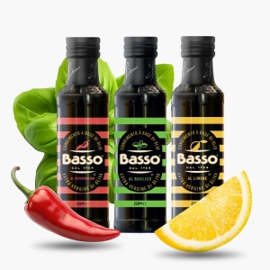 Pachet Promo cu 3 Uleiuri aromatice Basso (3 x 250ml)