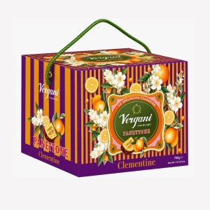 Panettone Traditional cu crema de clementine, Vergani 750g - Img 2