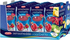 Sorbetto de fructe de padure si rodie, fara gluten, Dolfin 2x100ml - Img 2