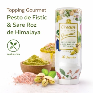 Topping gourmet pesto de fistic si sare roz de Himalaya fara gluten, Arthemia 800g - Img 3