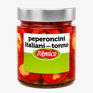 Ardei umpluti cu ton D'Amico 190g
