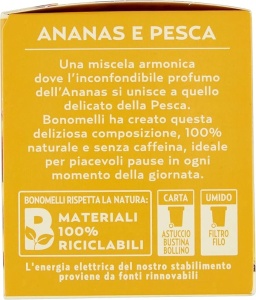 Ceai de ananas si piersica, 100% natural, fara cofeina, Bonomelli - Img 7