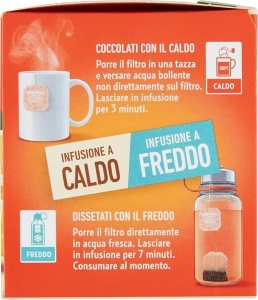 Ceai de papaya si portocala, 100% natural, fara cofeina, Bonomelli - Img 2