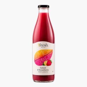 Concentrat organic pentru limonada cu lamaie si capsuni, B-FRESH 1L