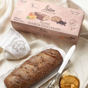 Cozonac cu portocale si ciocolata Filone, Loison 500g - Img 3