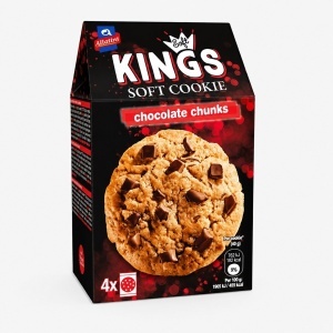 Fursecuri Soft Kings cu ciocolata, Allatini 160g