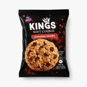 Fursecuri Soft Kings cu ciocolata, Allatini 40g