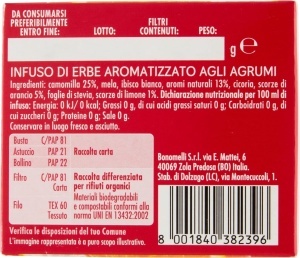 Infuzie de musetel si citrice Harmony, Bonomelli 24g - Img 2