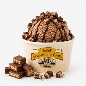 Inghetata KitKat cu napolitana crocanta, Antica Gelateria del Corso vascheta 2715g