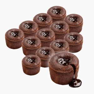 Lava cake - Souffle de ciocolata, Effepi 12 buc x 100g