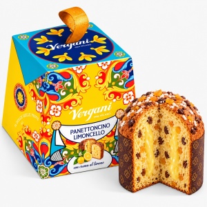 Mini Panettone cu crema de limoncello, Vergani 100g