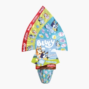 Ou de ciocolata Bluey, cu surprize, fara gluten, Dolfin 220g