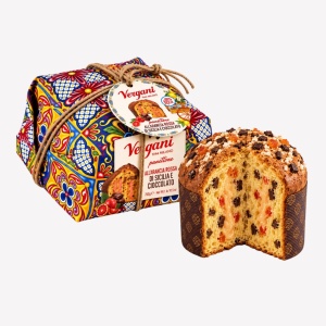 Panettone cu crema de ciocolata si portocale rosii, Vergani 750g