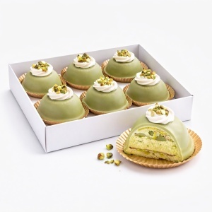 Prajitura de fistic si glazura de fistic, Effepi 6 buc x 100g