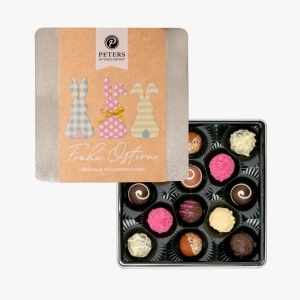 Praline de ciocolata cutie metalica Trio Nature Line, Peters 175g - Img 1