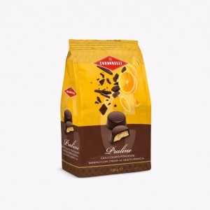 Praline de ciocolata si crema de portocale, fara gluten, Condorelli 130g