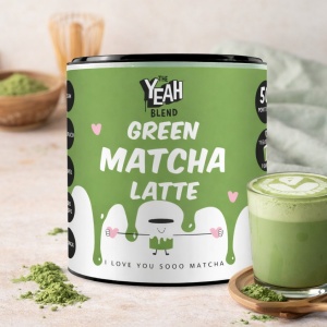Pudra Green Matcha Latte, Yeah 250g - Img 2