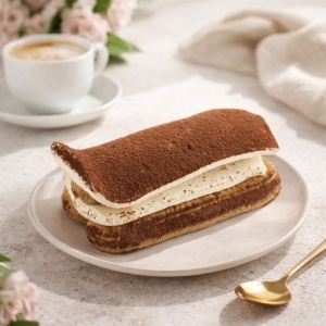 Tiramisu cu Mascarpone Artizanal, Effepi 10 buc x 120g - Img 2