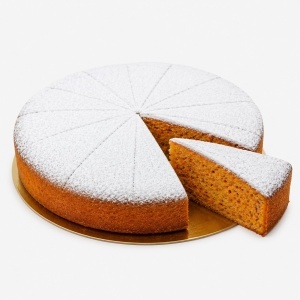 Tort vegan de morcovi prefeliat, 14 felii, Effepi 1000g