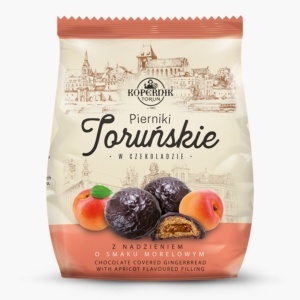 Turta dulce cu ciocolata si dulceata de caise Kopernik 150g