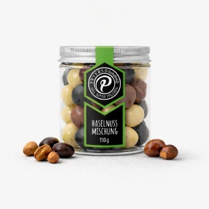 Alune de padure caramelizate in ciocolata neagra Peters 150g