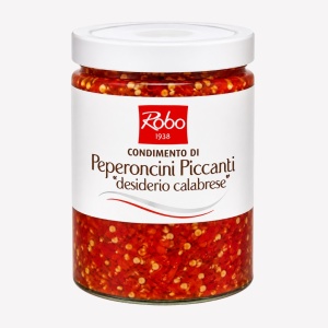 Ardei iuți mărunțiți în ulei de măsline, Robo 280g
