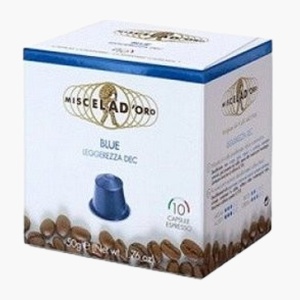 Capsule cafea tip Nespresso Miscela d'Oro Blue Decaf (10 buc/cutie) - Img 1