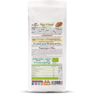 Faina pentru Paine cu 9 Cereale Bio Ruggeri 500g (preparat complet) - Img 2