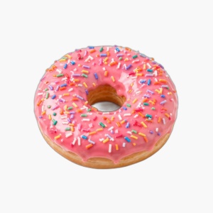 Gogosi glazurate cu capsuni Sweet Hour by Hello 85g x 24 buc