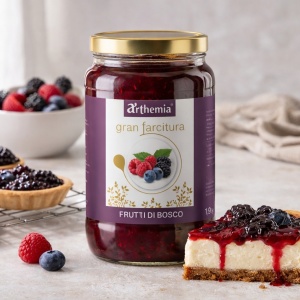 Gran Farcitura, crema fructe de padure pentru patiserie, Arthemia 1.9 kg - Img 2